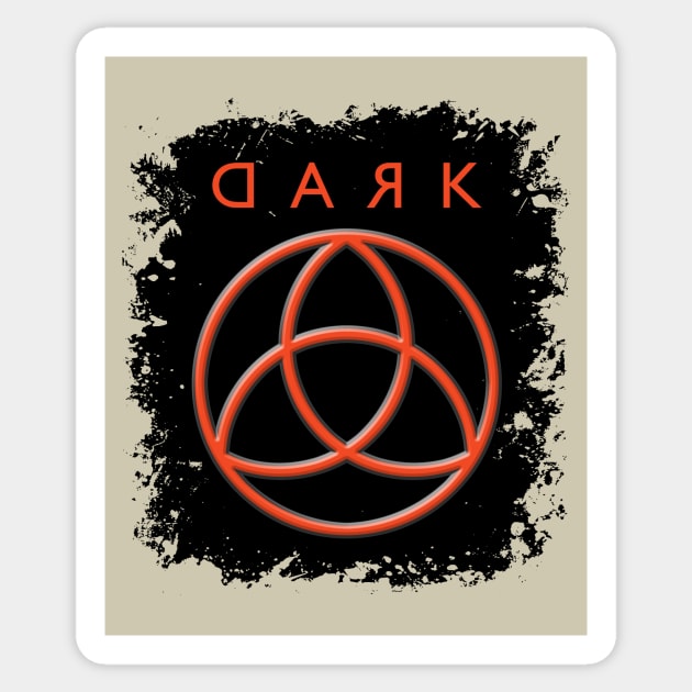 Dark TV Series Design #1 Sticker by MotiviTees